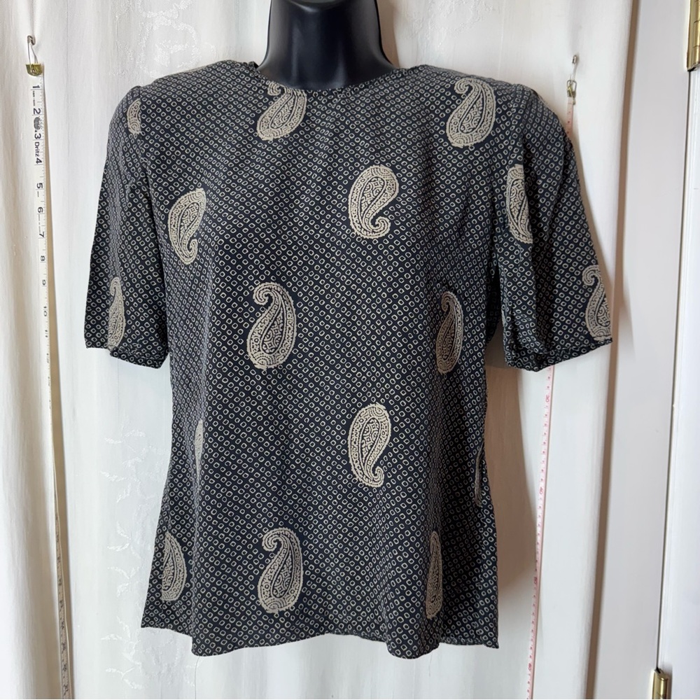 Vintage Gloria Sachs Silk Shirt